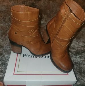 Pierre Dumas Tan Boots